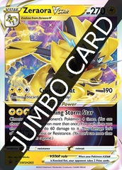 Zeraora VSTAR - SWSH265  - Oversized Promo